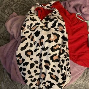 Super cute cheeta print one piece